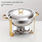 Pre-Christmas Stainless Steel Chafing Dish Buffet Set