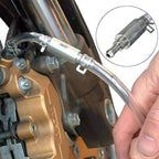 Brake Bleeder Hose One-Way Check Valve Tube Bleeding Tool Kit