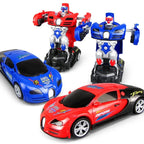 Electric Universal Deformation Police Toy Car Best Gift For Kid