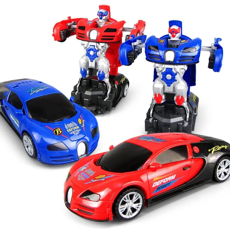 Electric Universal Deformation Police Toy Car Best Gift For Kid