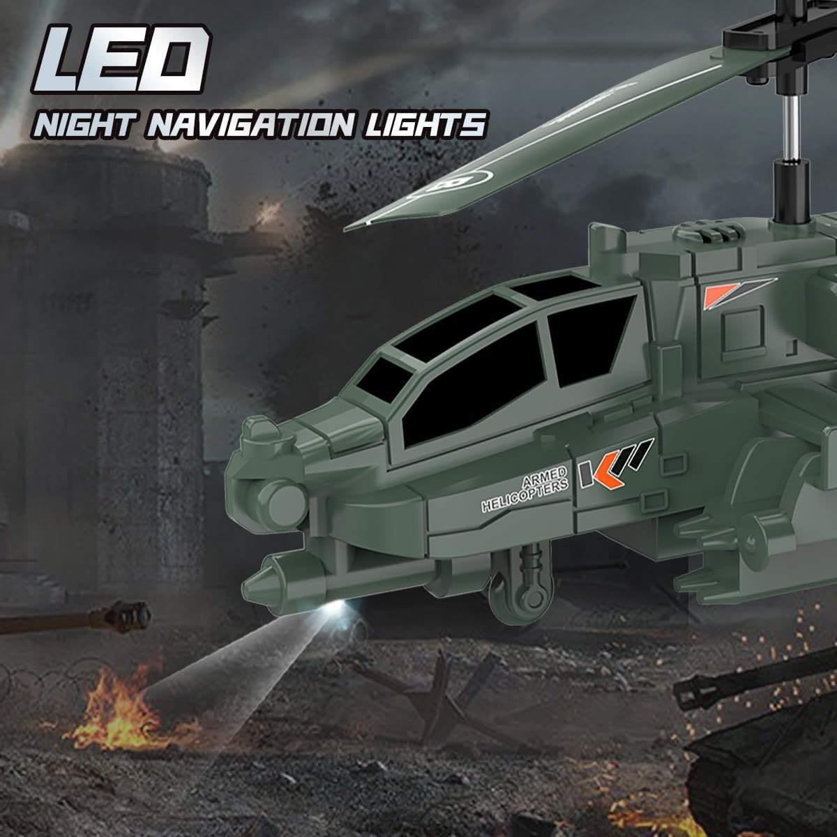 Remote Control RC Military Helicopter