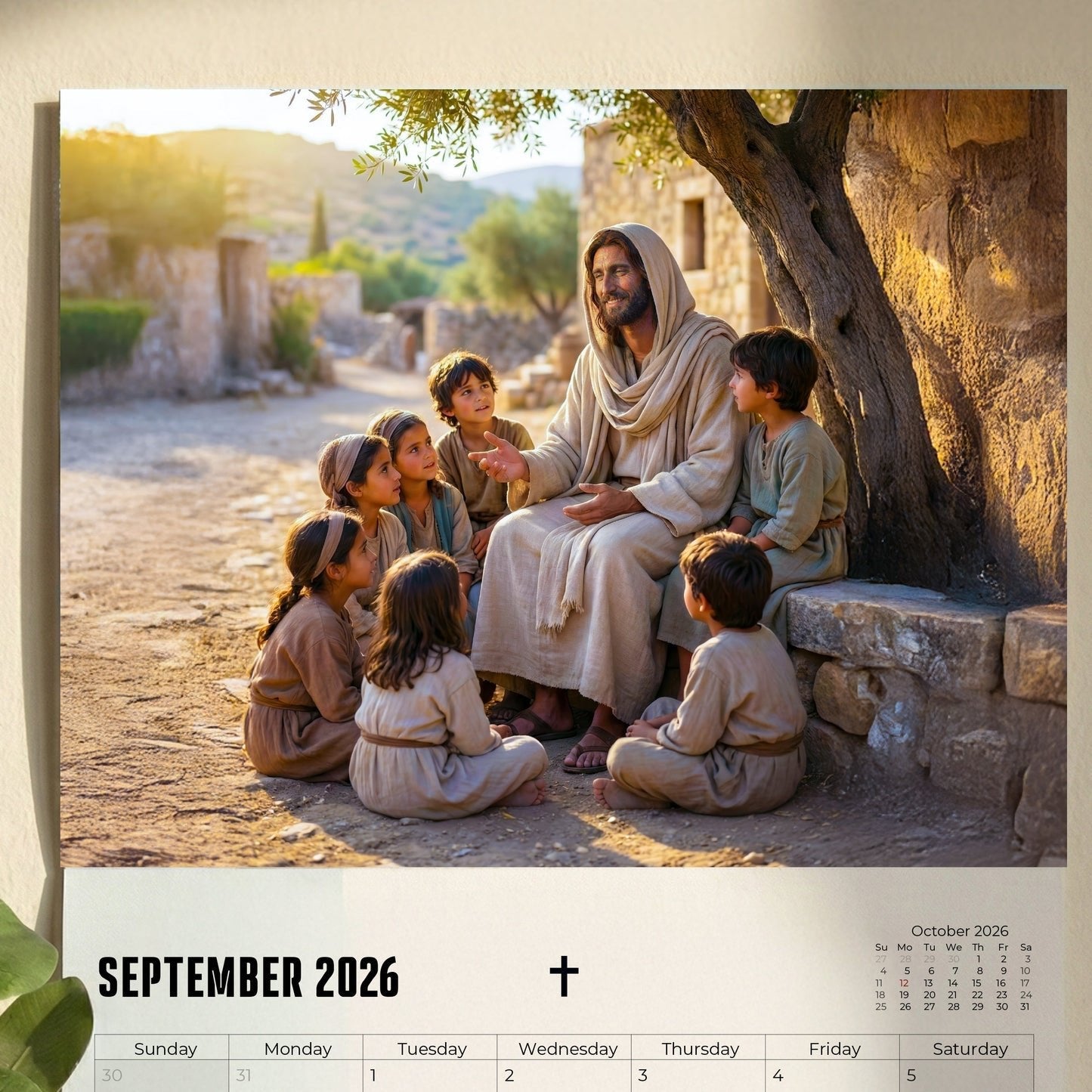 Jesus Christ Exquisite Images Wall Calendar -Daily Faith, Peace & Divine Inspiration