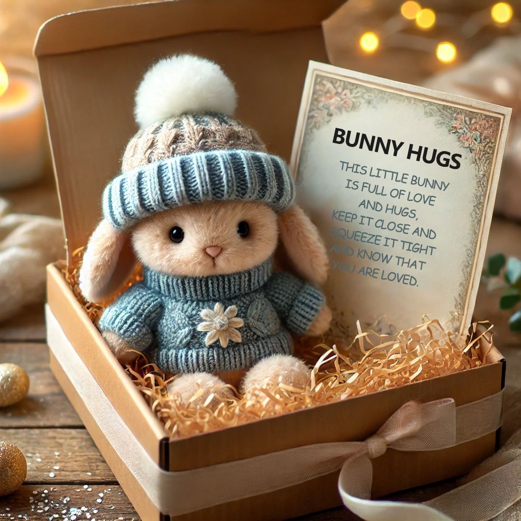 Special Sale Handmade Mini Bunny Hug Cute Easter Gift