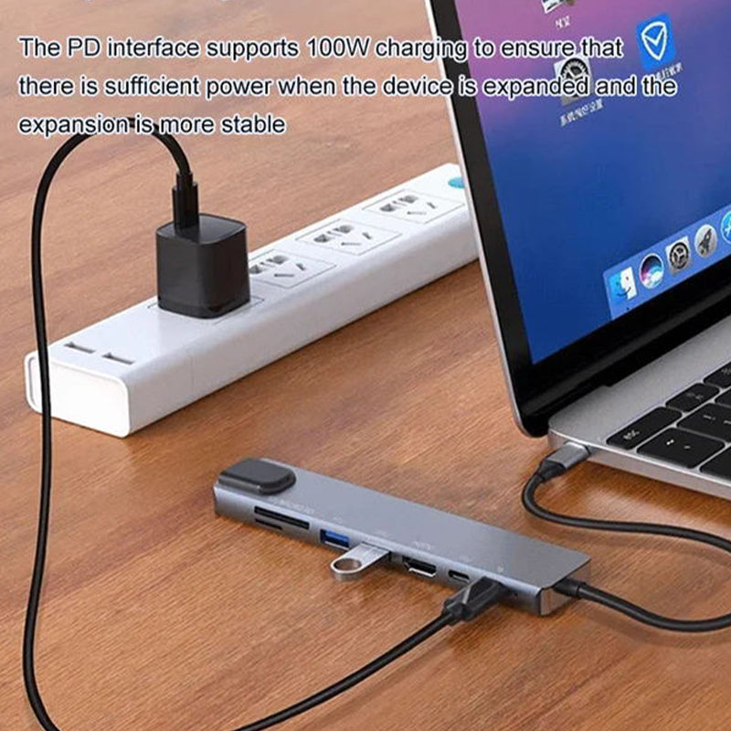 For a ! Eight-In-One Multi-Interface Docking Station Converter