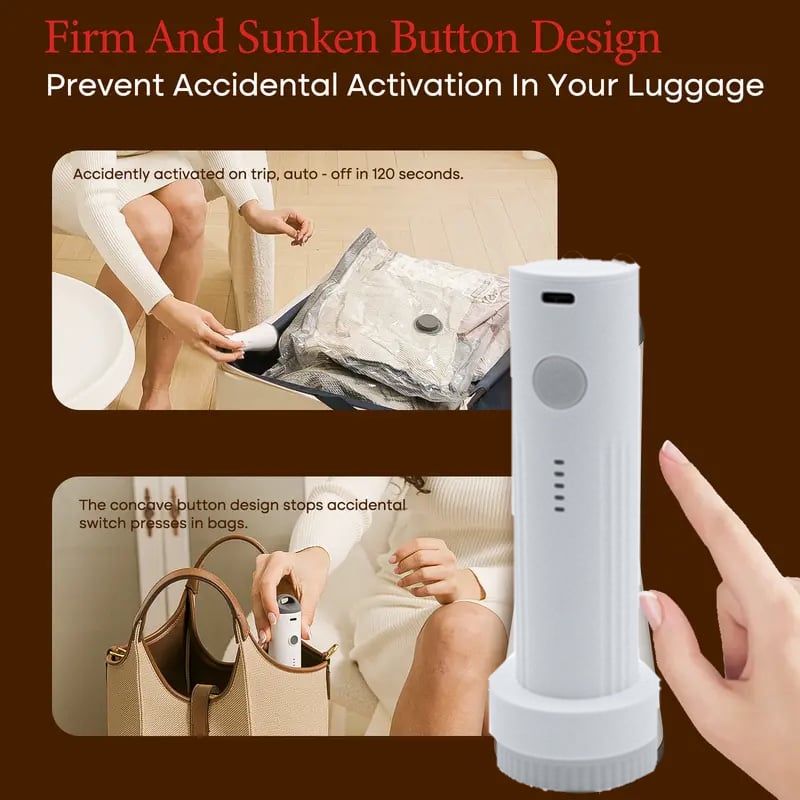 X7 Cordless Travel Vacuum Bag