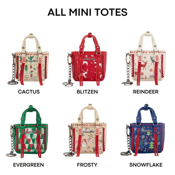 Montana West Mini Xmas Tote Blind Box Gift for Holiday Suprises