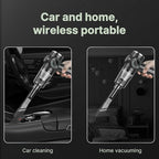 Wireless Handheld Car Vacuum Cleaner Portable Cordless , Vacuum Cleaner with Multi-Nozzles