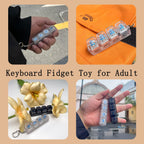 StressLess Click Keyboard Keychain