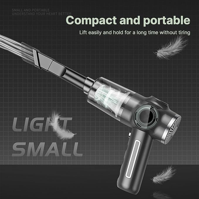 Wireless Handheld Car Vacuum Cleaner Portable Cordless , Vacuum Cleaner with Multi-Nozzles