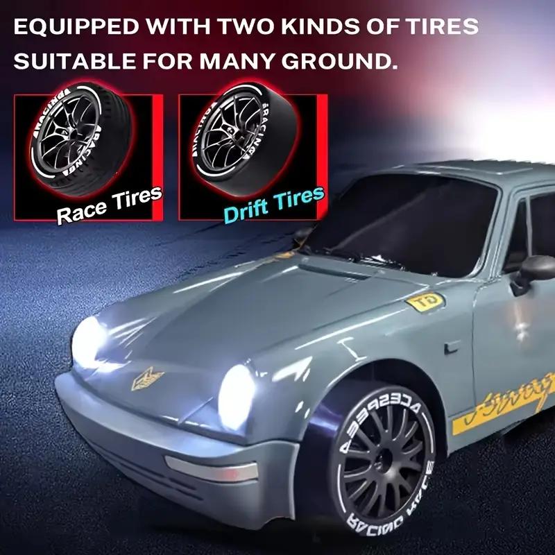 Gifts For Children RC Drift Racing Car 1:20 Scale Model with 2.4GHz Remote 360° Spins & LED Lights