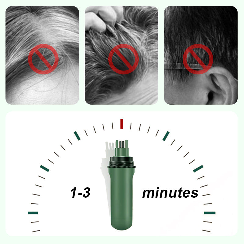 10-Second Root Rescue! Gray Coverage Hair Pen - Instant Youth in a Click