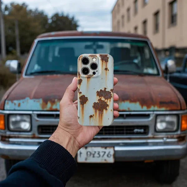 Vintage Rust Hard Case For iPhone