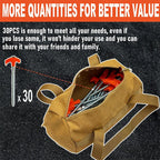 8" Screw-in Tent Stakes Ground Anchors（ ）