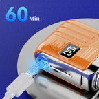 Men’s Waterproof Mini Electric Shaver with LED Display