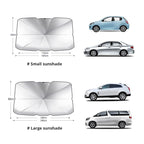 Summer Car Windshield Sun Shade Umbrella