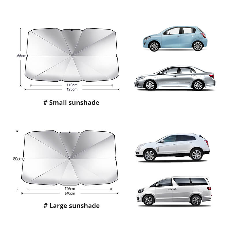 Summer Car Windshield Sun Shade Umbrella