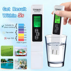 All-New 4 in 1 Digital Water Tester