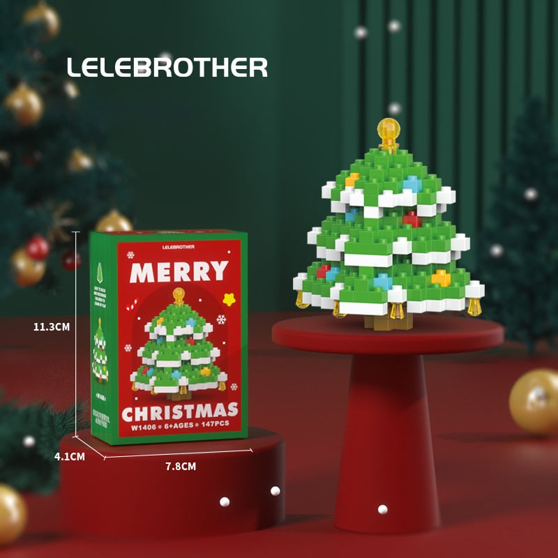Santa Claus Design Building Blocks Toy