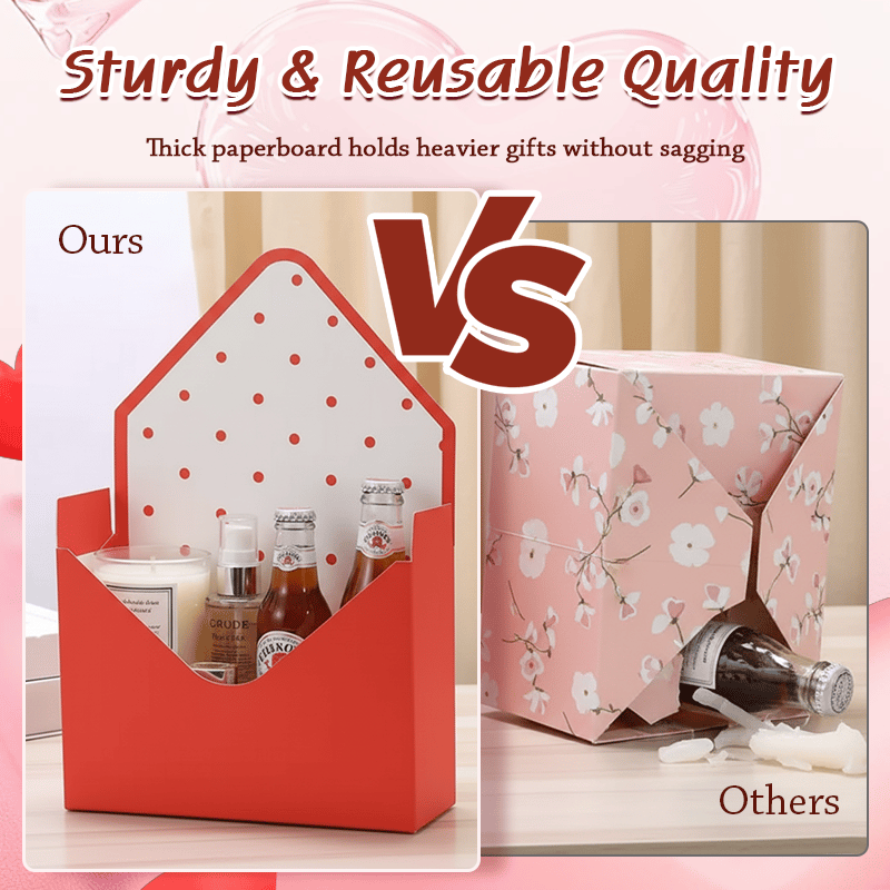 Valentine’s Day Open-Top Gift Basket Box