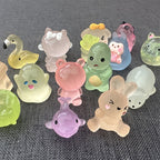 Neue Produkte Blind Bag Luminous Mini Resin Animal Figures – 10PCS/Set
