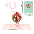 FOREVER-BLOOMING 3D VALENTINE'S POP-UP CARD