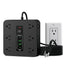 16-in-1 Power Strip with Switch & Surge Protection,ETL Listed Fireproof Power Strip