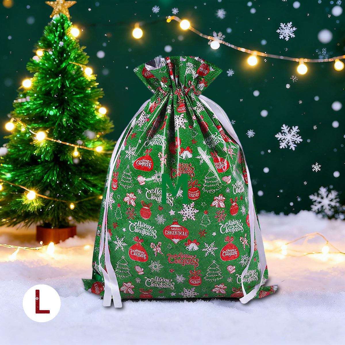 50PCS Christmas Gift Wrapping Set