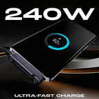 New Year Flash Sale ! 2-in-1 Invisible Holder Charger Cable – 240W Fast Charging Cord with Built-In Phone Stand