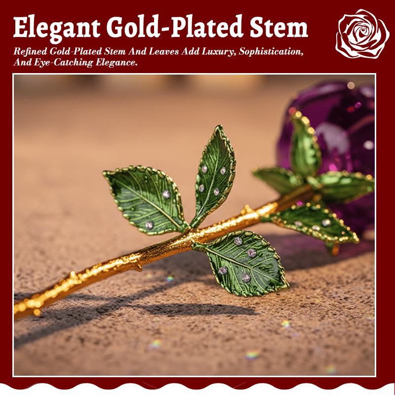 Valentine‘s Forever Blooming Crystal Rose