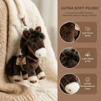 Plush Pony Bag Charm and Keychain