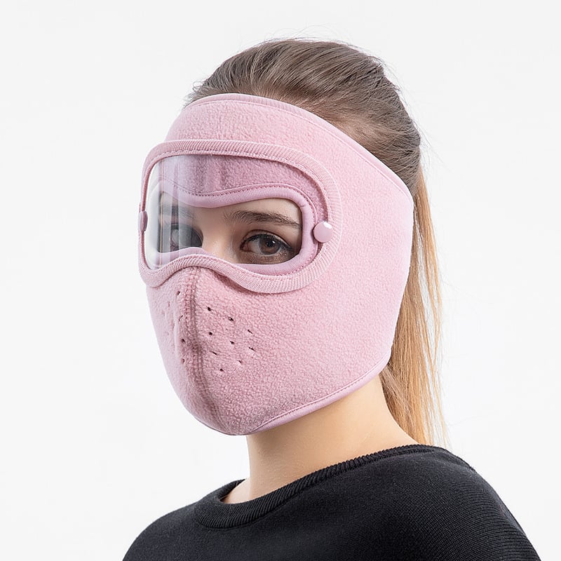Winter warm fleece windproof high-definition goggles