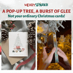Christmas Gift - Christmas Tree 3D Pop-Up Card