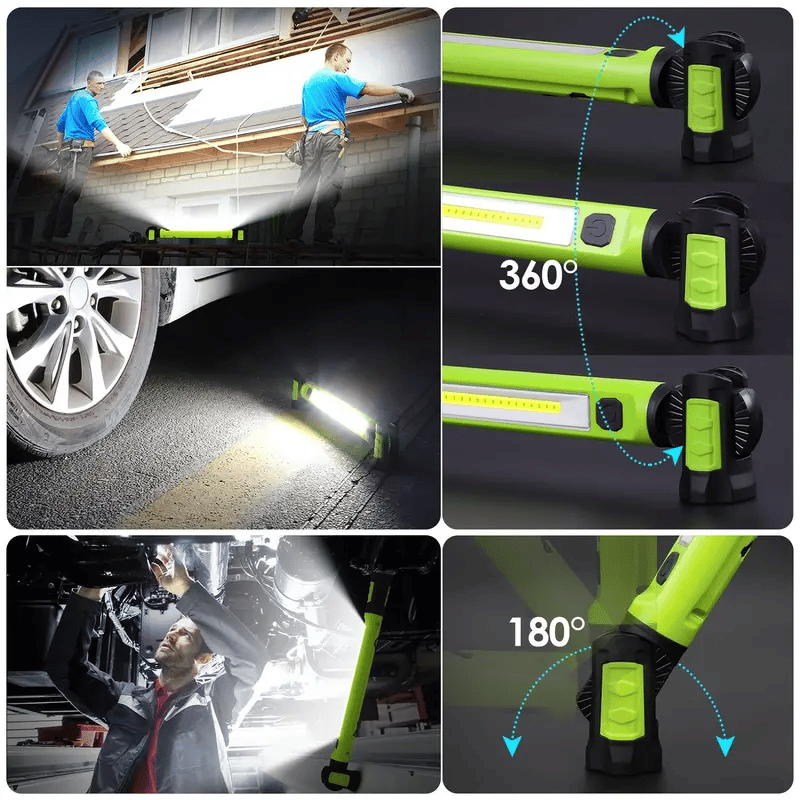 Multifunctional magnetic rechargeable work light