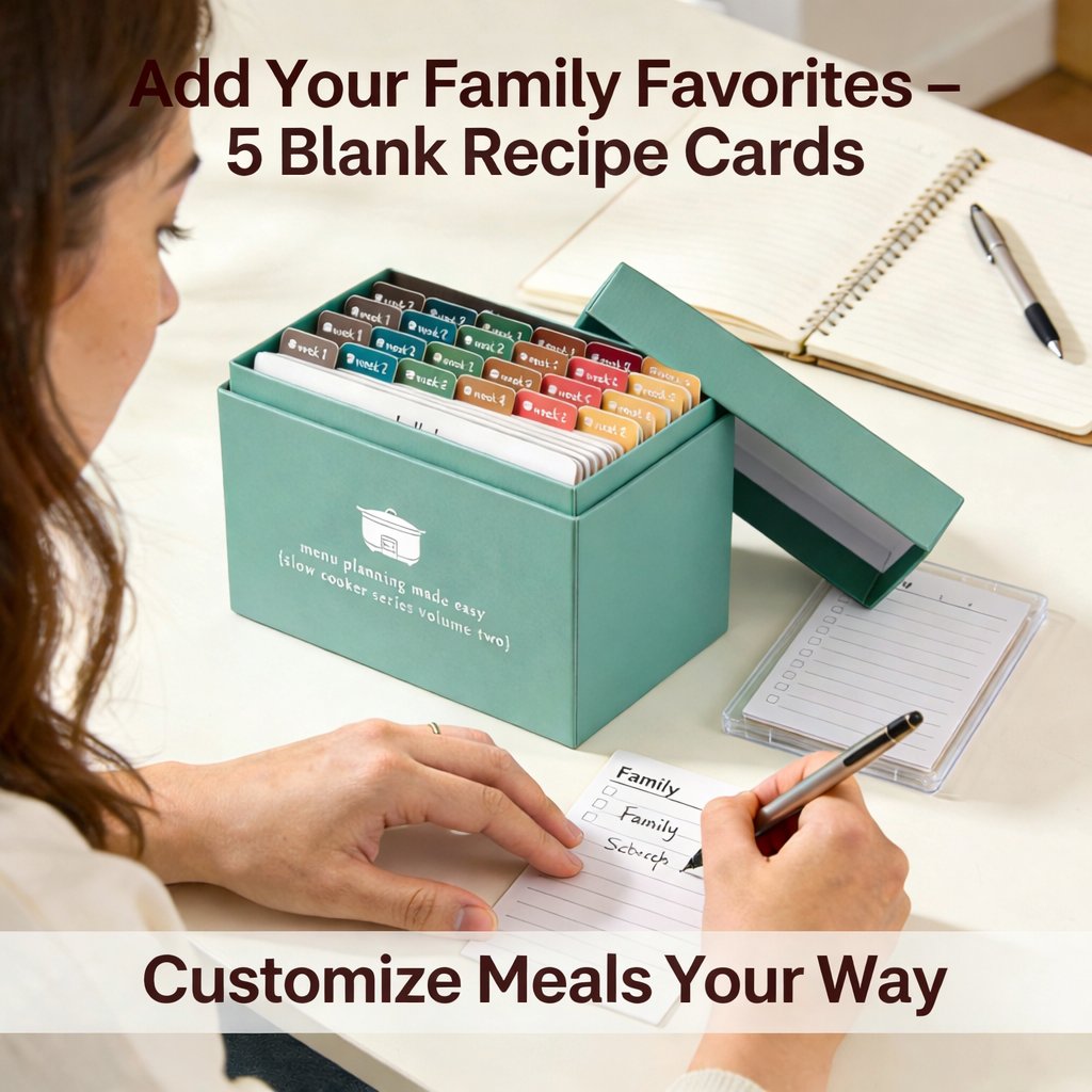 Meal Planning Kit with 103 Photo Recipe Cards