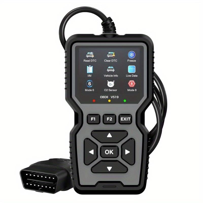 OBD2 Advanced Diagnostic Tool Professional Engine Code Reader Reset Real-Time Data