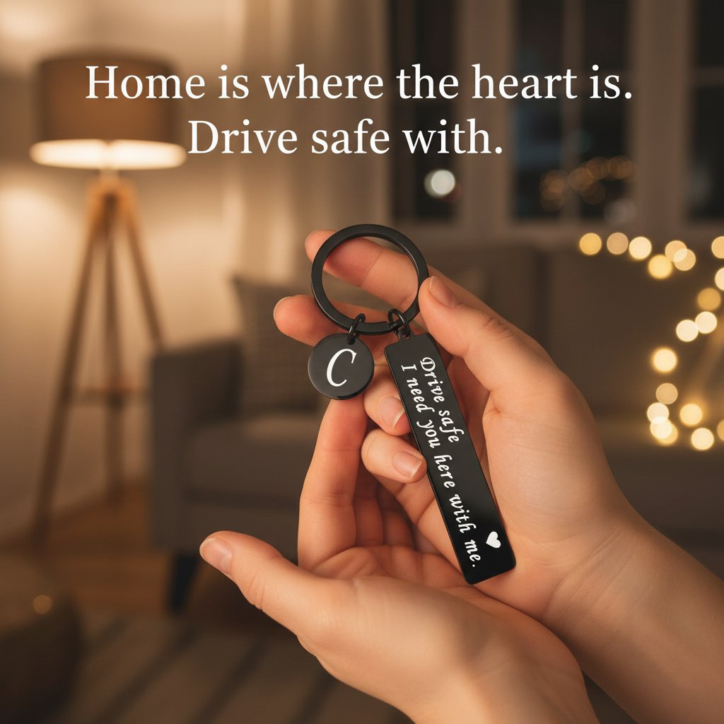 Customizable Heartwarming Keychain | Hang "Your Care" on Their Keys