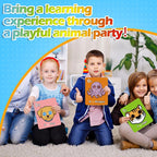 26 Pcs Alphabet ABC Flash Cards with Animal Masks