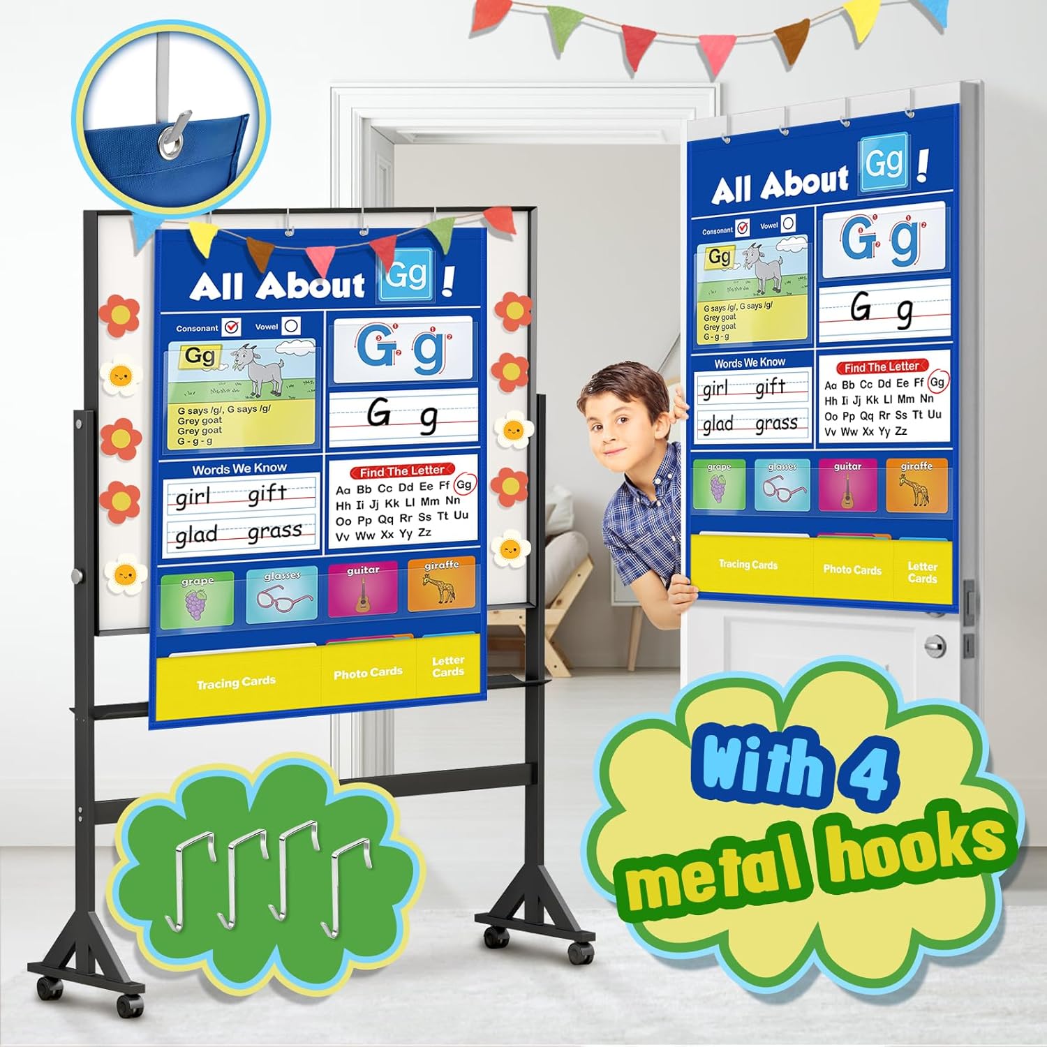 SALE Alphabet Learning Pocket Chart