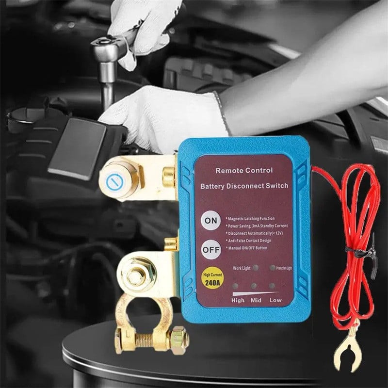 Remote control of car devices for anti-theft safety