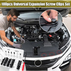 100pcs Universal Expansion Screw Clips Set– Suitable For Car Mudguards, Door Panels, C05 C20 C32 B01 D02 A16 automotive parts