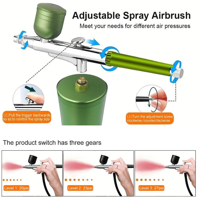 Electric Airbrush Kit with Compressor - Your Portable Studio for Effortless Creativity