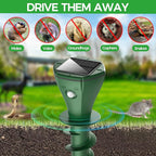 Spring Sale Solar Powered Waterproof Screw Mole Repellent