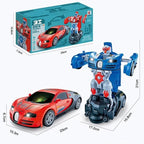 Electric Universal Deformation Police Toy Car Best Gift For Kid