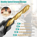 5PCS Countersink Drill Bit Set – Precision Drilling for Perfect Screw Holes
