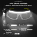 Discount of 49% Rechargeable LED sports-sensing glasses light