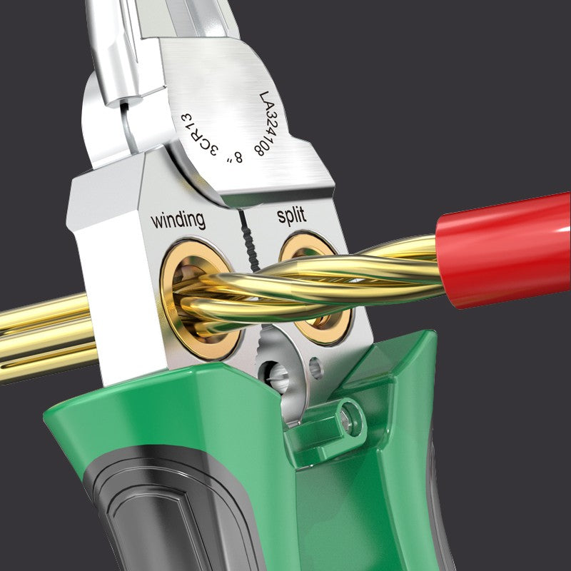8-in-1 Multifunctional Wire Cutter Scissors with Electrical Test