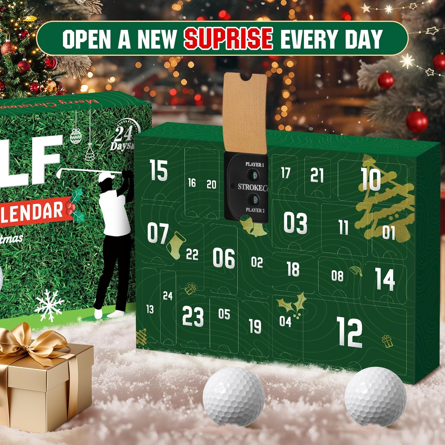 Up to Golf Advent Calendar -24 Days of Golf Surprises & Christmas Fun