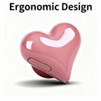 Heart Shape Wireless Noise Cancelling In-Ear Gaming Headset with LED Touch Control