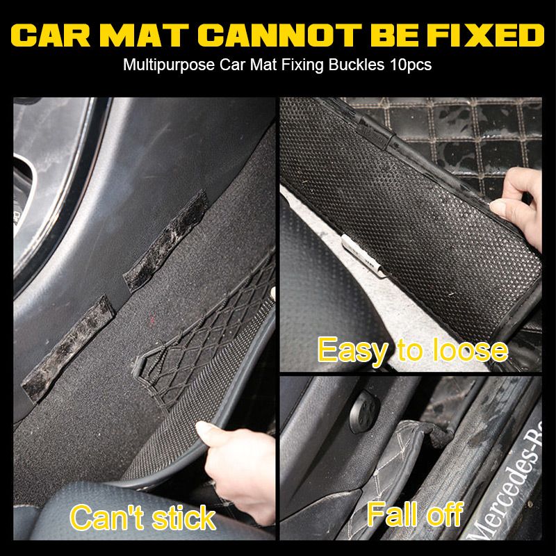 10PCS/SET Multipurpose Car Mat Fixing Buckles