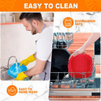 Square Silicone Reusable Cooking Basket Insert